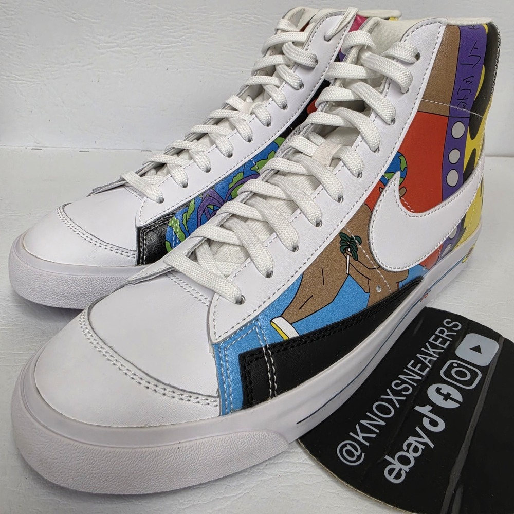 Nike Blazer Mid 77 Flyleather Ruohan Wang CZ3775-900 Men's Size 10